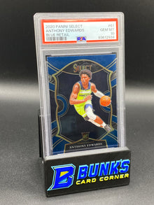 2020 Anthony Edwards Blue Retail RC PSA 10