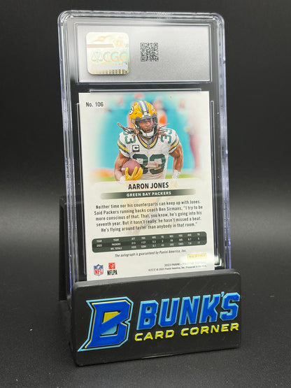 2023 Aaron Jones Xtra Points Premium Gold Signatures Prestige CGC AU Auto 10