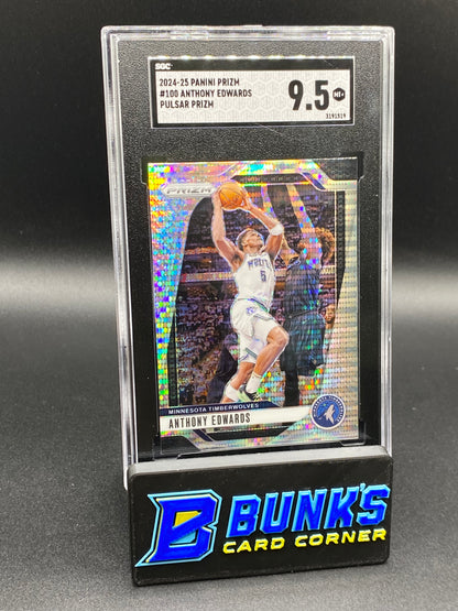 2024-25 Anthony Edwards Pulsar Prizm SGC 9.5