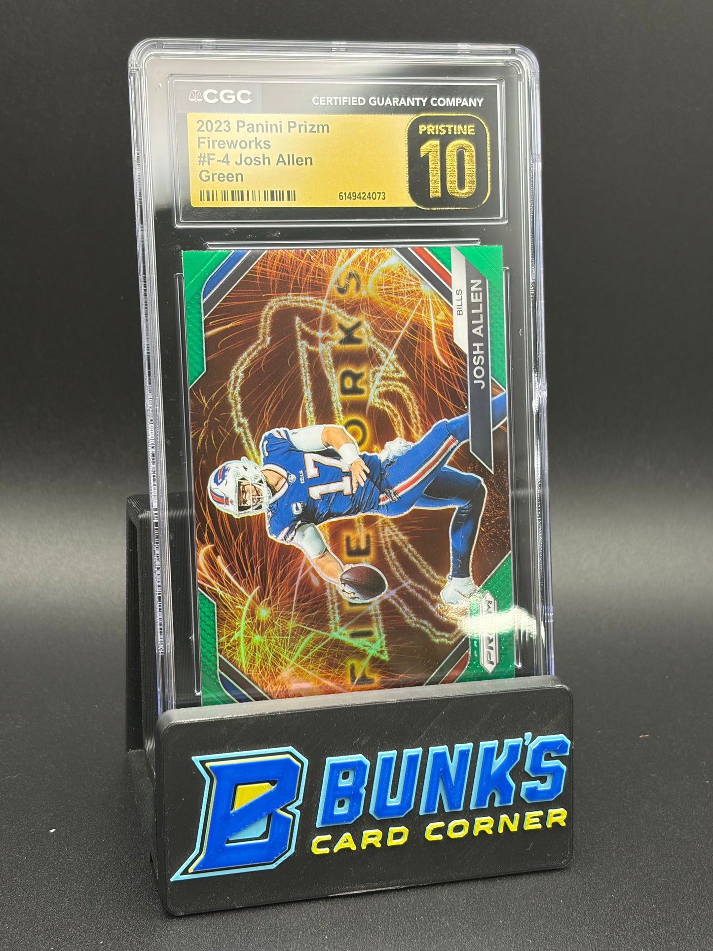 2024 Jeff Saturday Significant Signatures Prizm Auto CGC 10 Auto 10