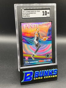 2023-24 Victor Wembanyama Anti Gravity Silver Prizm RC SGC 10