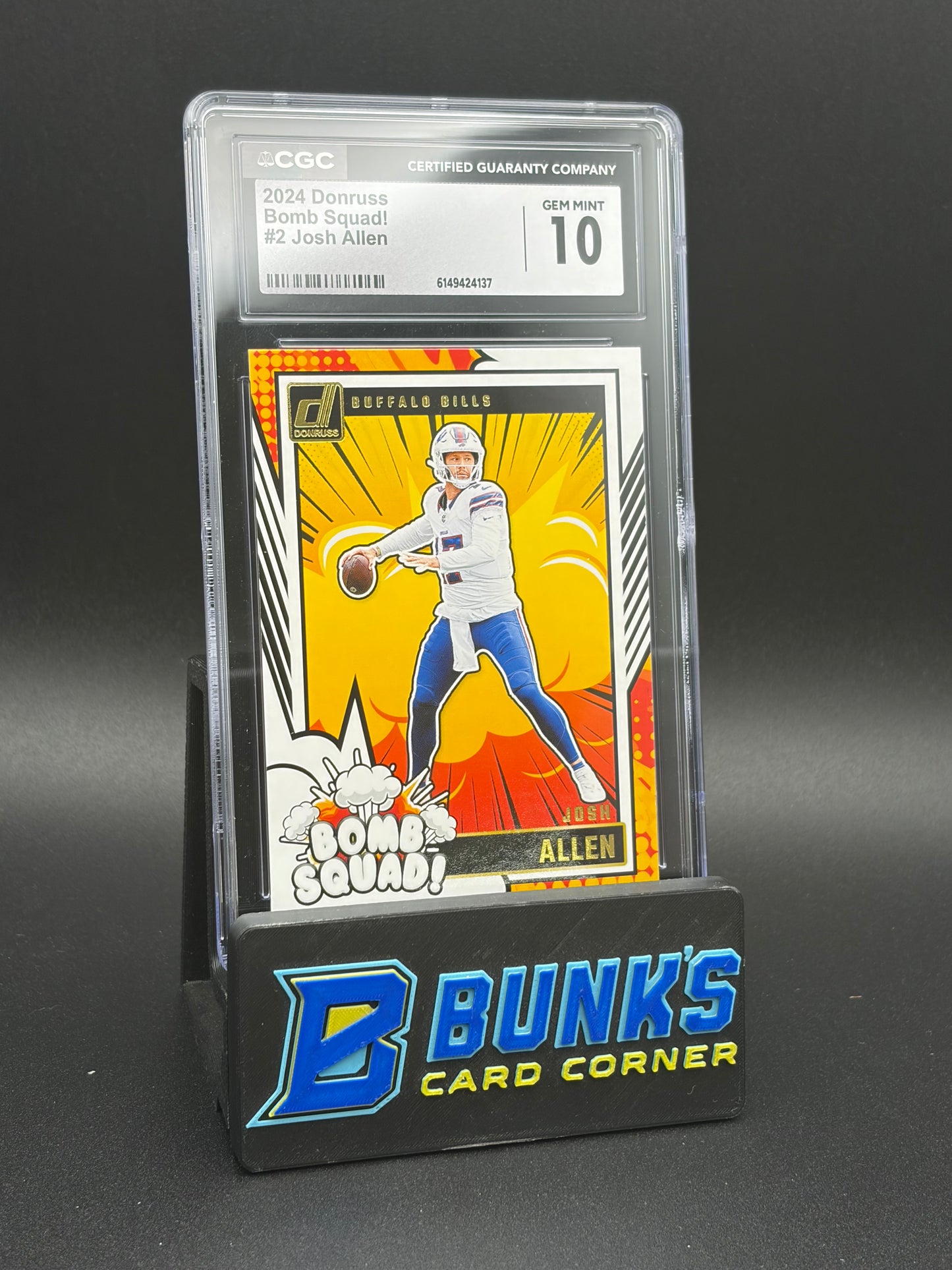 2024 Josh Allen Bomb Squad CGC 10