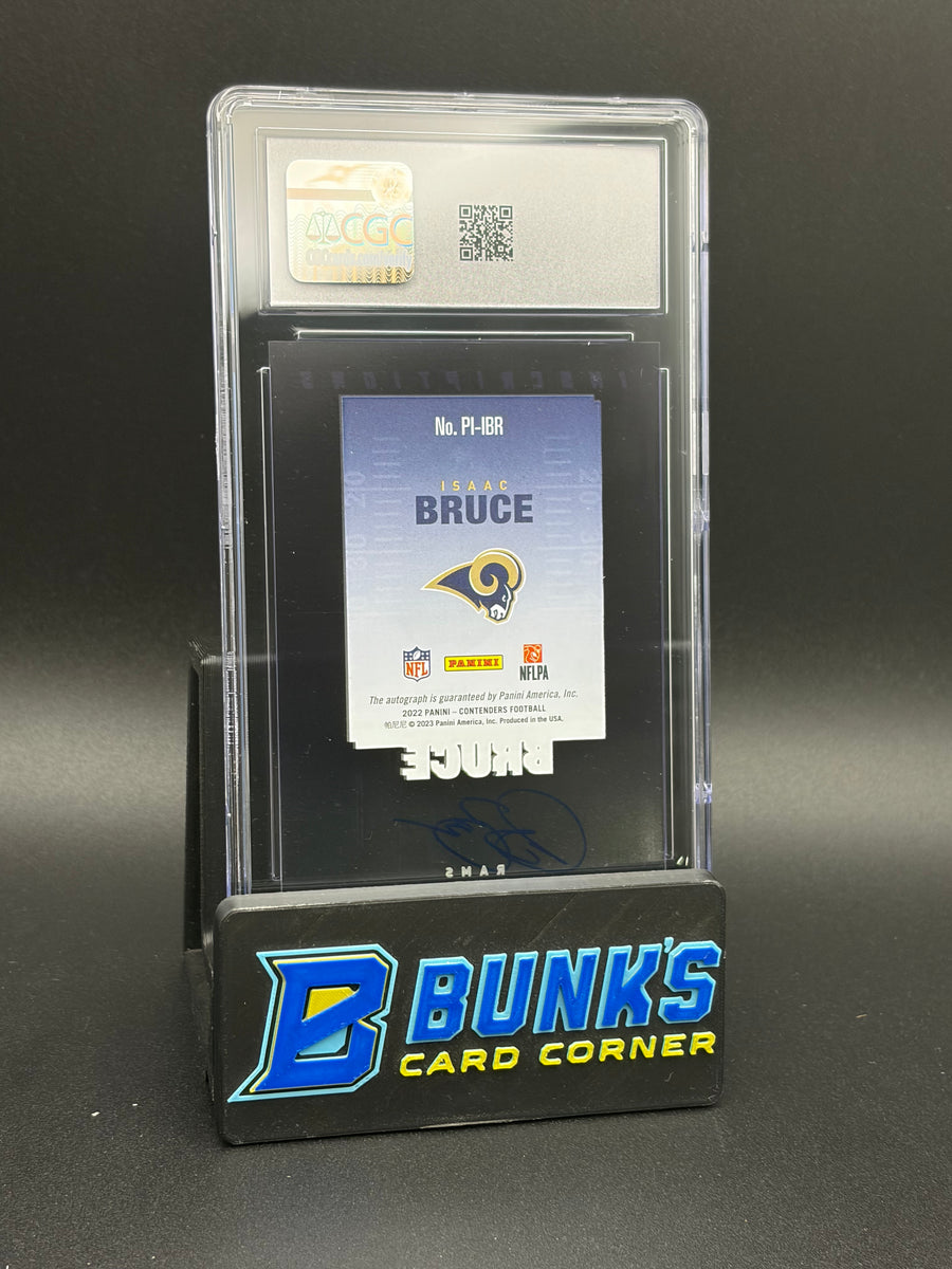 2022 Isaac Bruce Pinnacle Inscriptions Contenders CGC 9.5 Auto 10