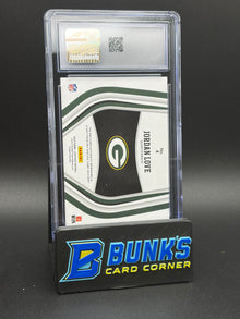 2020 Jordan Love Mirror Orange New Generation Jersey CGC 9 195/299