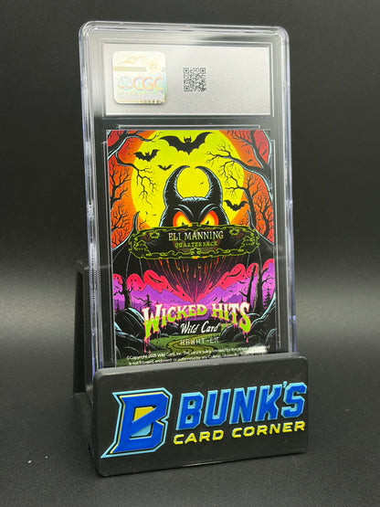2025 Eli Manning Wicked Hits Wild Card Haunted Hits CGC 10 1/1