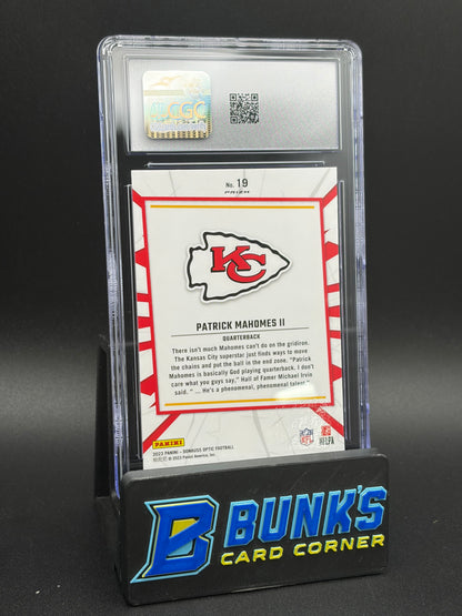 2023 Patrick Mahomes II My House Optic CGC 10