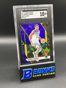 2023-24 Anthony Edwards Fade to Black Blue Ice SGC 10