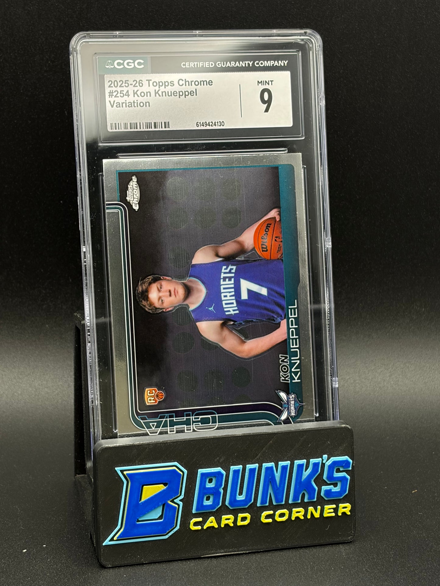 2025-26 Kon Knueppel Variation Topps Chrome CGC 9 RC