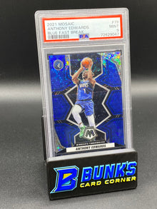 2021 Anthony Edwards Blue Fast Break 65/85 PSA 9