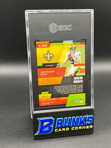 2021 Drew Brees In It To Win It Blue Prizm SGC 10