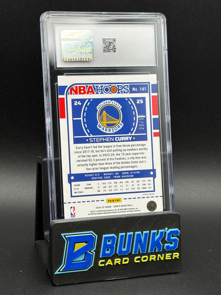 2024-25 Stephen Curry Premium Blue Pulsar CGC 10 29/99