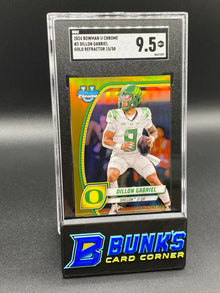 2024 Dillon Gabriel Gold Ref. SGC 9.5
