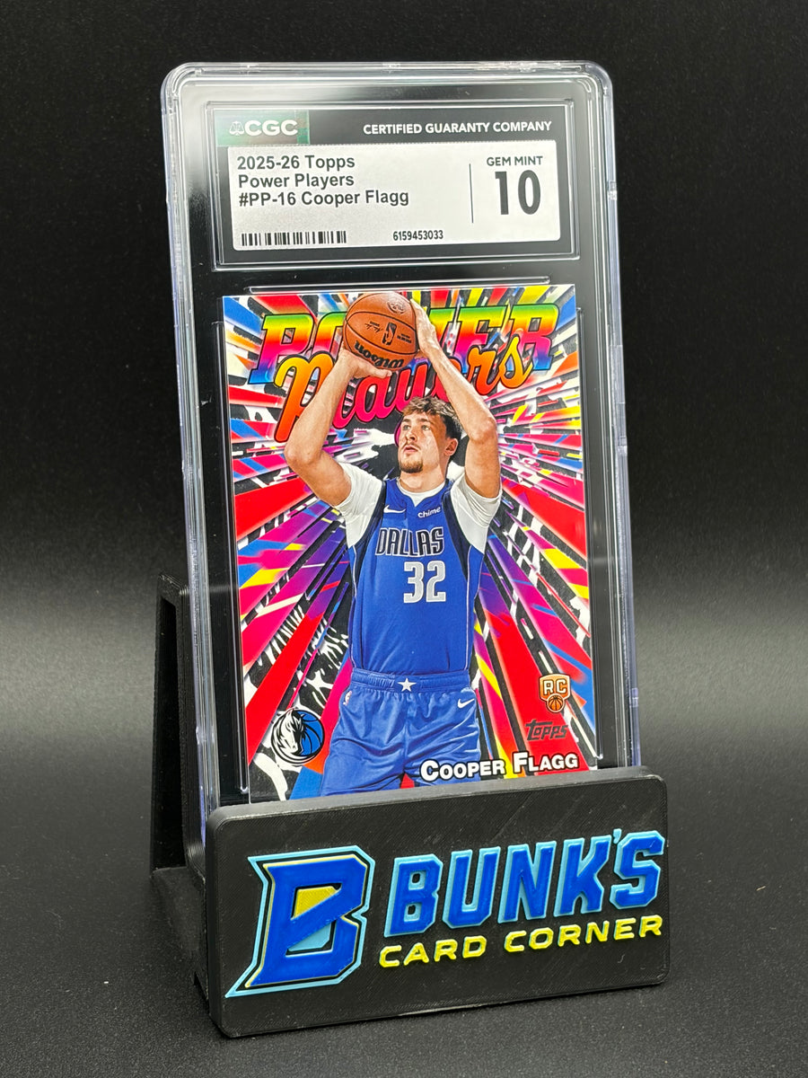 2025-26 Cooper Flagg Power Players Topps CGC 10 RC