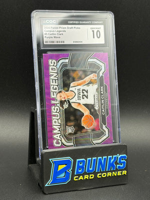 2024 Caitlin Clark Purple Wave Campus Legends CGC 10 RC