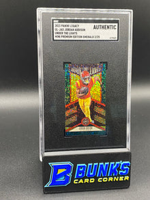 2023 Jordan Addison Under the Lights Mini Premium Edition Emerald 2/25 SGC Authentic