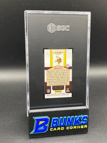 2023 Jordan Addison Under the Lights Mini Premium Edition Emerald 2/25 SGC Authentic