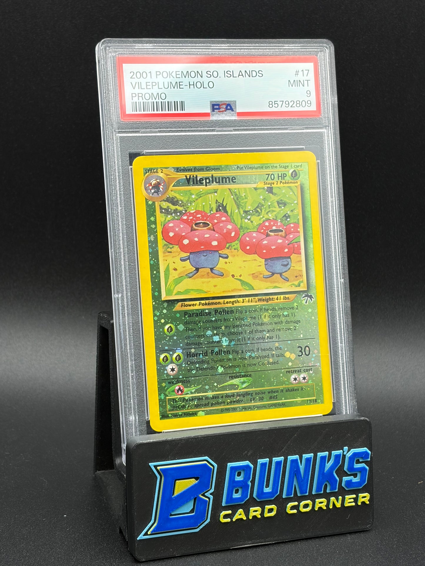 Vileplume Holo Promo PSA 9