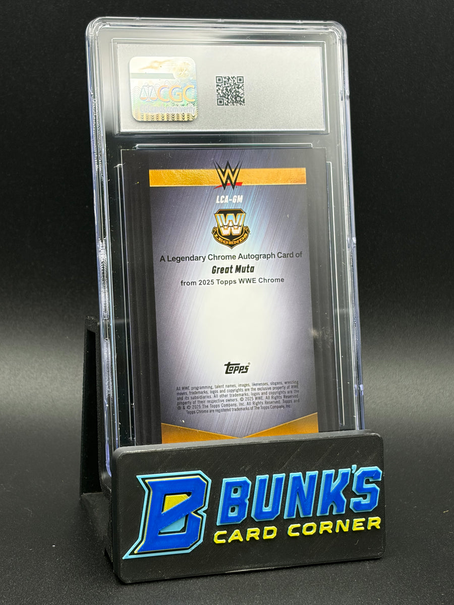2025 Great Muta Orange Refractor Legendary Auto CGC AU Auto 10 19/25