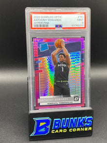 2020 Anthony Edwards Hyper Pink RR PSA 9