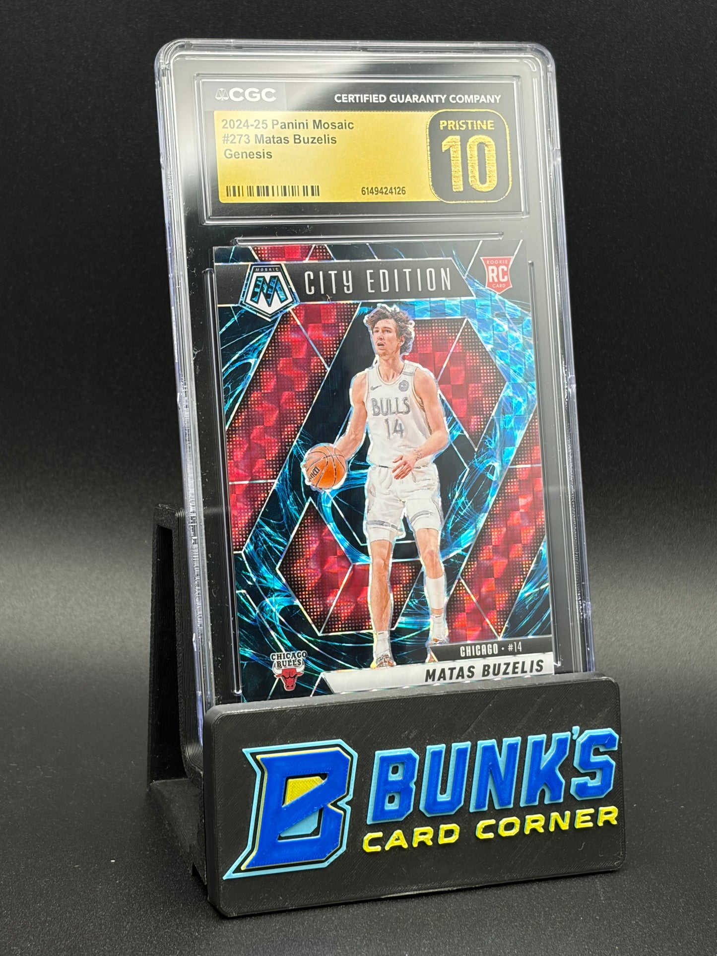 2024-25 Matas Buzelis Genesis Mosaic CGC Pristine 10 RC