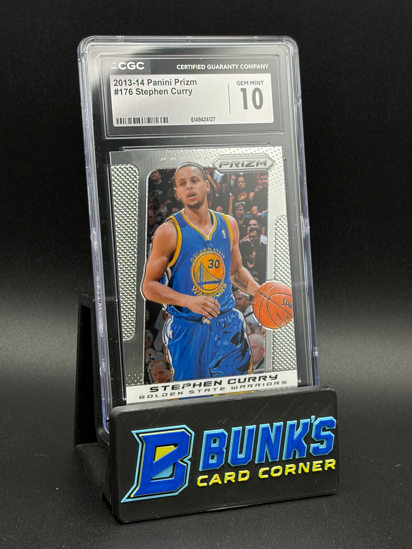 2013-14 Stephen Curry Prizm CGC 10
