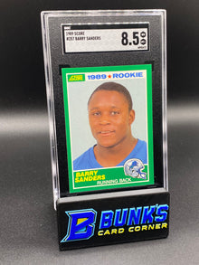 1989 Barry Sanders RC SGC 8.5