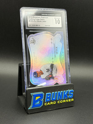 2014 Derek Jeter Cutting Edge Stars Platinum CGC 10