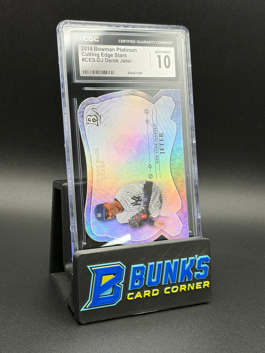 2014 Derek Jeter Cutting Edge Stars Platinum CGC 10