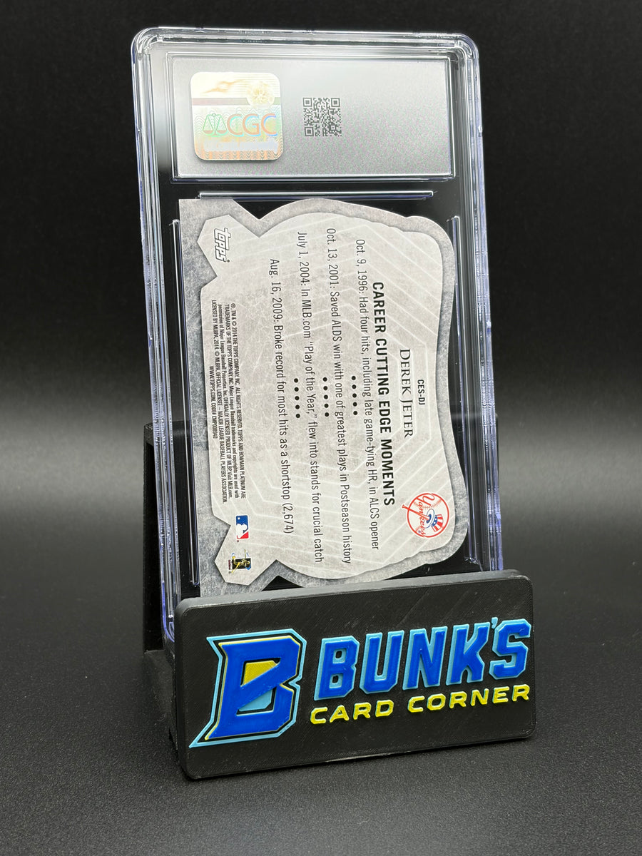 2014 Derek Jeter Cutting Edge Stars Platinum CGC 10