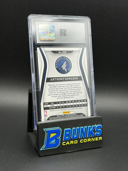 2020-21 Anthony Edwards Panini Certified CGC 10 RC