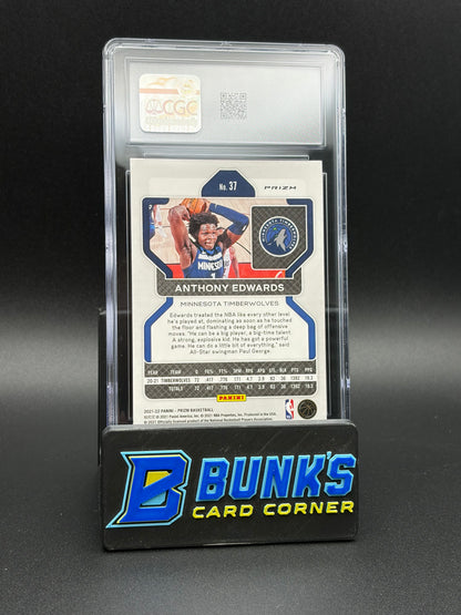 2021-22 Anthony Edwards 75th Diamond Anniversary Prizm CGC 10