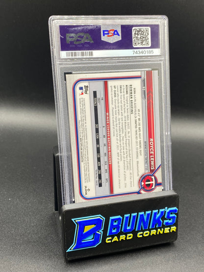 2022 Royce Lewis Purple PSA 9 (Box A10)