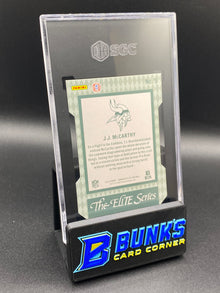 2024 JJ McCarthy '92 Elite Series Aspirations Die-Cut 86/99 RC SGC 9.5 (Box A10)
