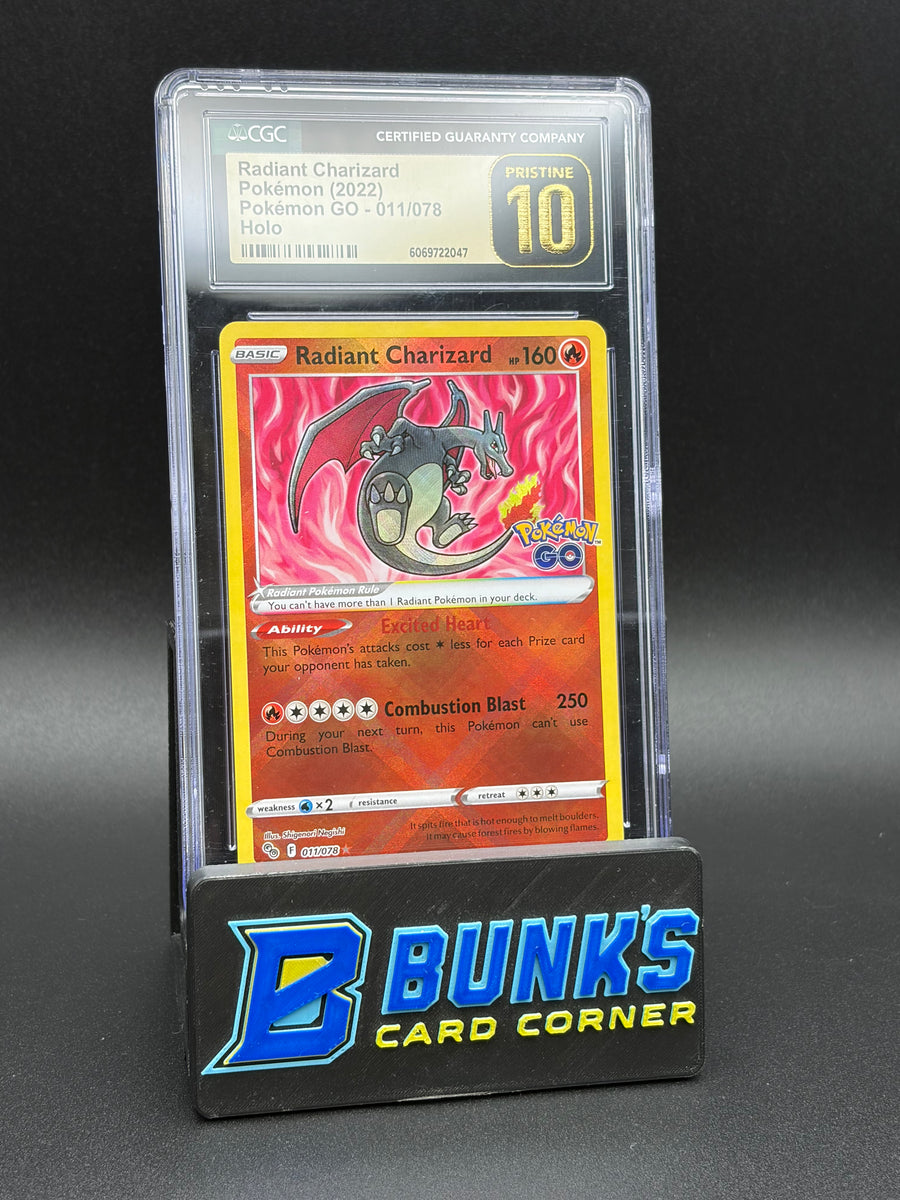 Radiant Charizard Holo CGC Pristine 10