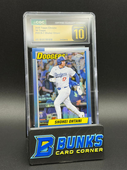 2025 Shohei Ohtani '90 Topps CGC Pristine 10