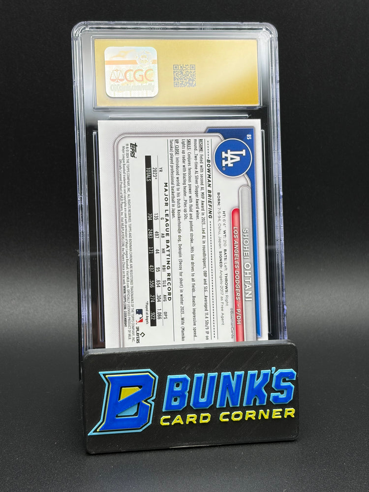 2024 Shohei Ohtani Bowman Chrome CGC Pristine 10