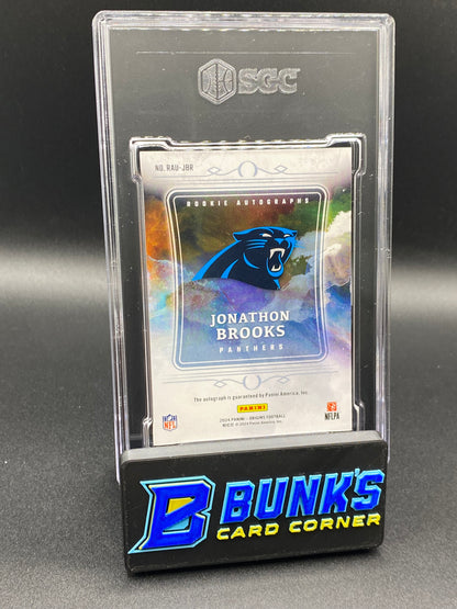 2024 Jonathon Brooks Rookie Auto. SGC 10/9.5 (Box A10)