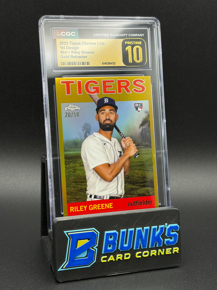 2023 Riley Greene Gold Refractor '64 Design CGC Pristine 10 RC 20/50