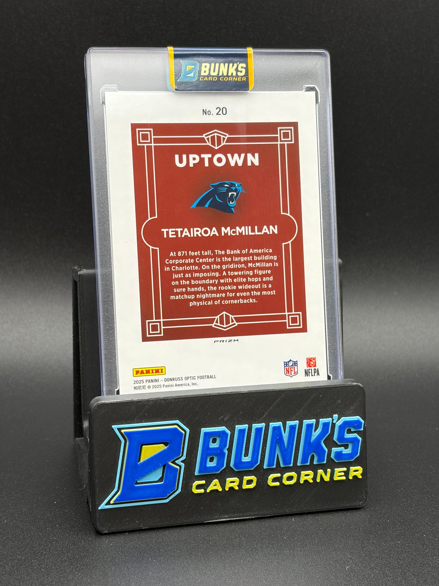2025 Tetairoa McMillan Uptown RC