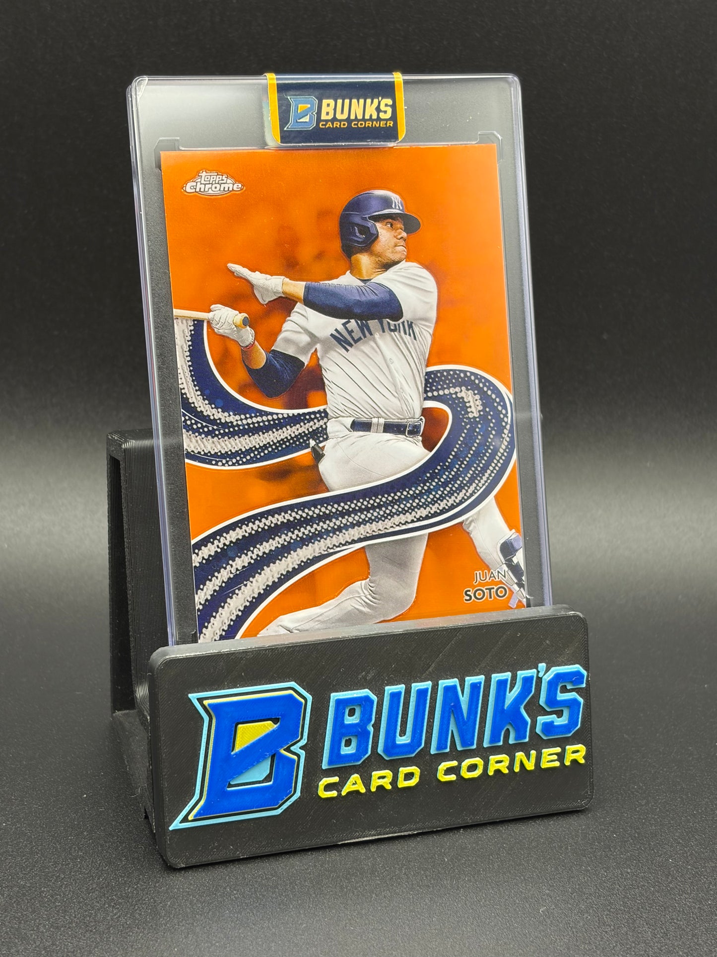 2024 Juan Soto Topps Chrome Orange Refractor 10/25