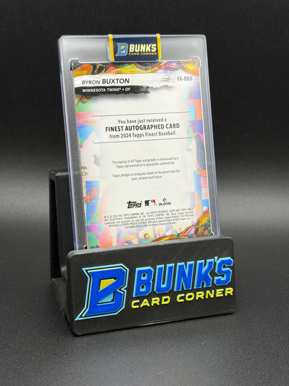 2024 Byron Buxton Topps Finest Gold Auto 18/50