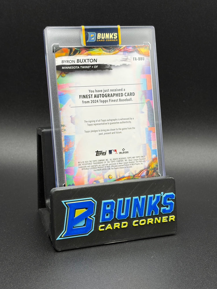 2024 Byron Buxton Topps Finest Gold Auto 18/50
