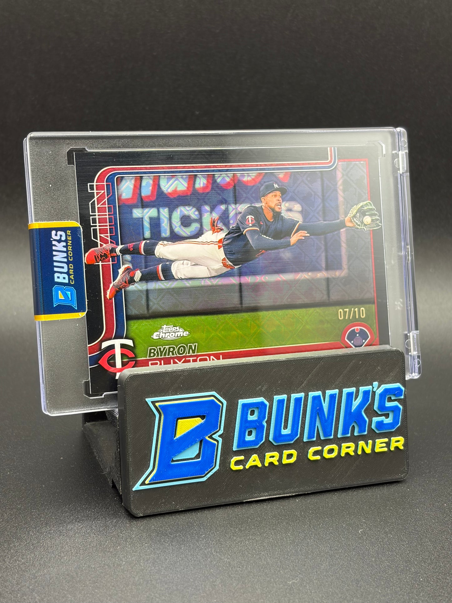 2025 Byron Buxton Topps Chrome Black Logofractor 7/10
