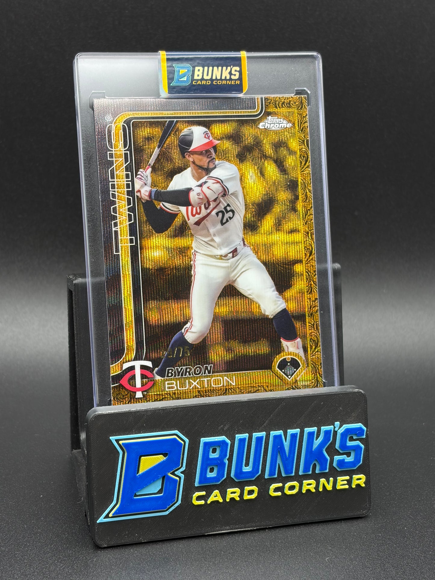 2025 Byron Buxton Gilded Chrome Gold Wave 29/75