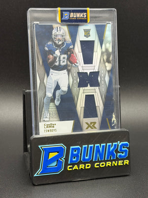 2020 CeeDee Lamb Panini Xr Rookie Patch Threads 31/75
