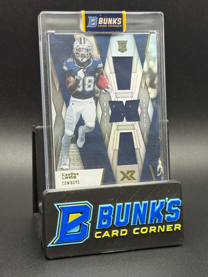 2020 CeeDee Lamb Panini Xr Rookie Patch Threads 31/75