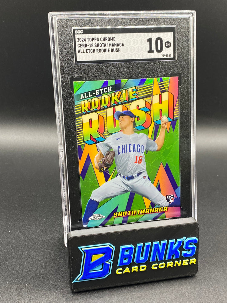 2024 Shota Imanaga All Etch Rookie Rush SGC 10