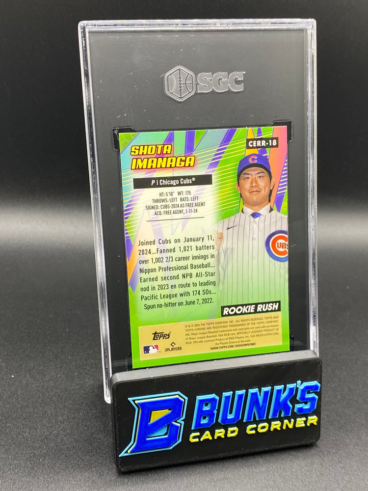 2024 Shota Imanaga All Etch Rookie Rush SGC 10