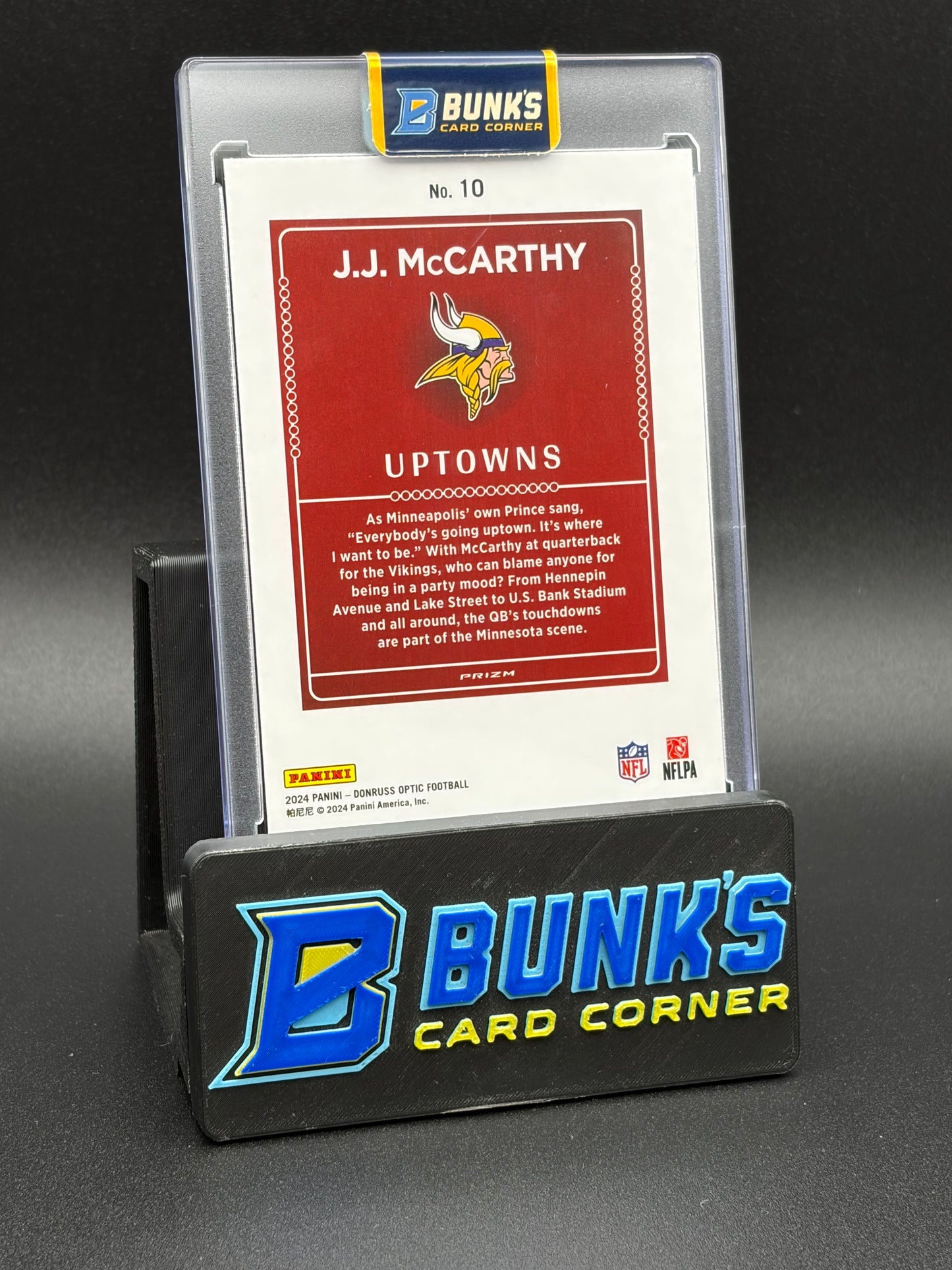 2024 JJ McCarthy Uptowns RC