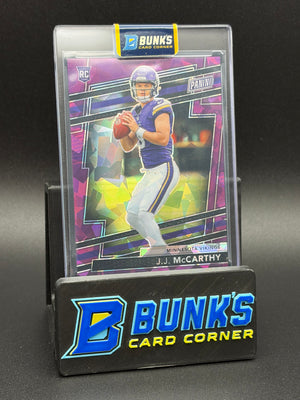 2024 JJ McCarthy The National Panini Purple RC 4/49